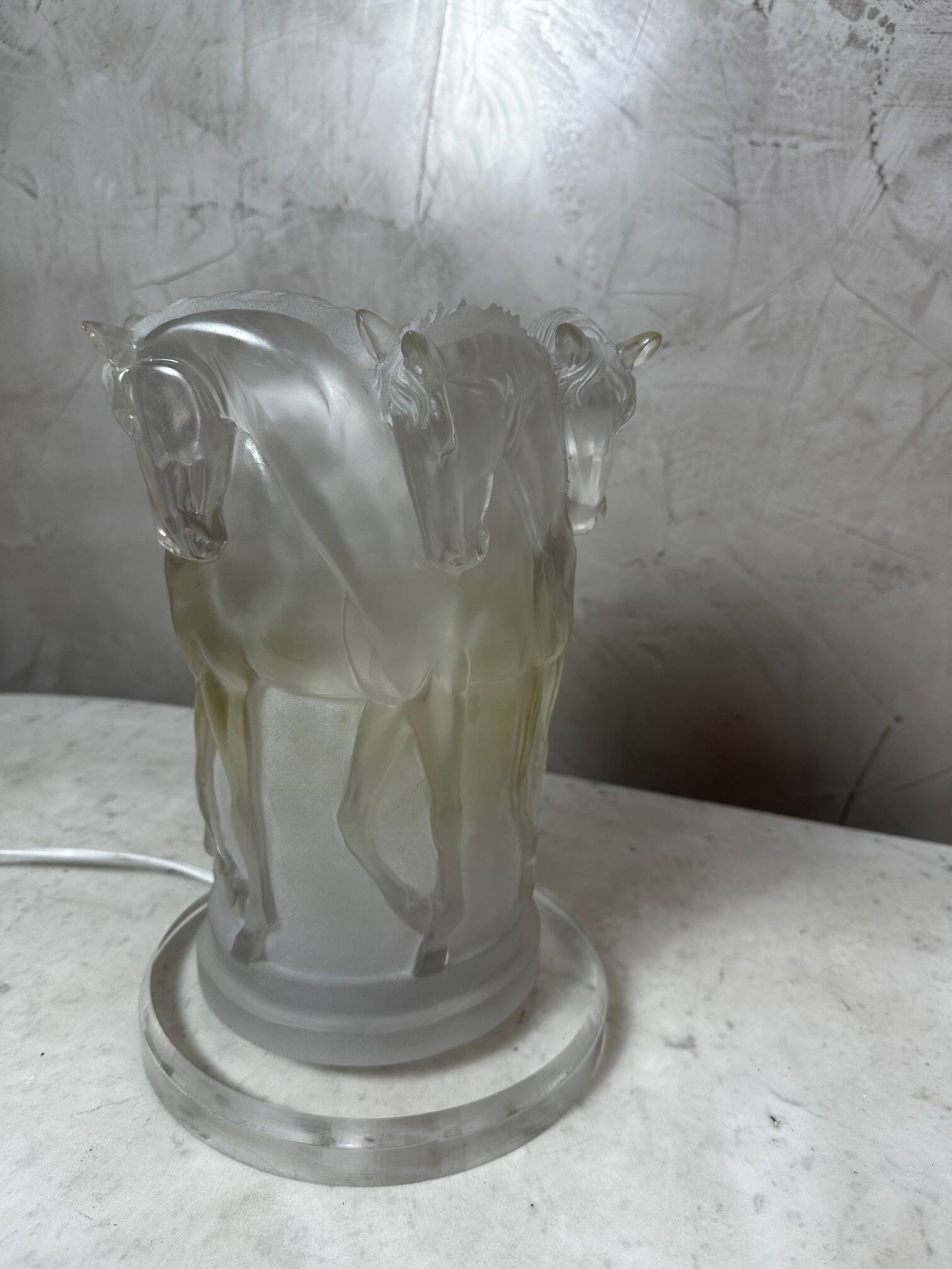 Plexiglass lamp 1970