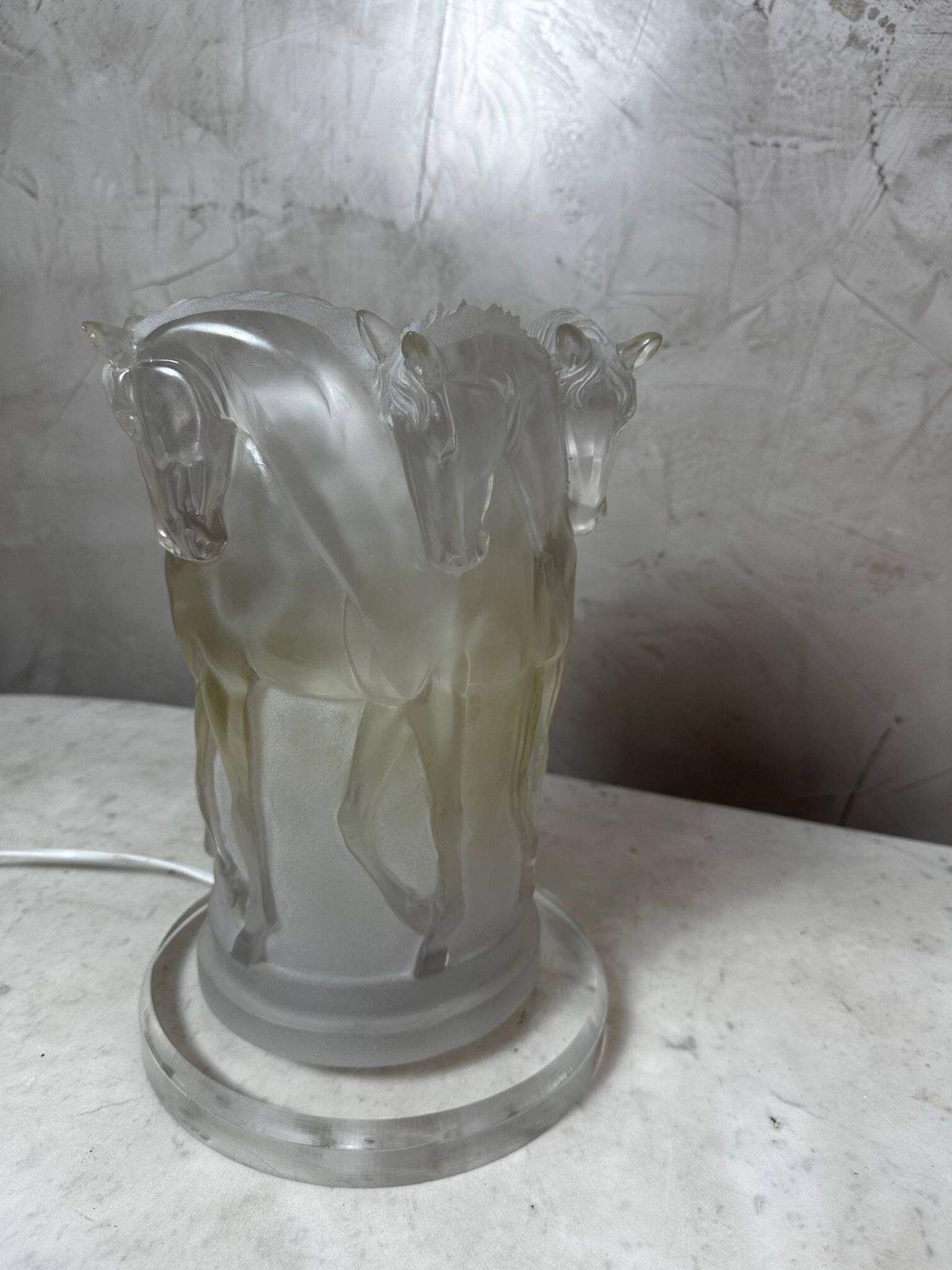 Lampe plexiglass 1970
