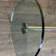 1970s 1980s Coffee Table Side Table in Chrome and Glass Space Age Design