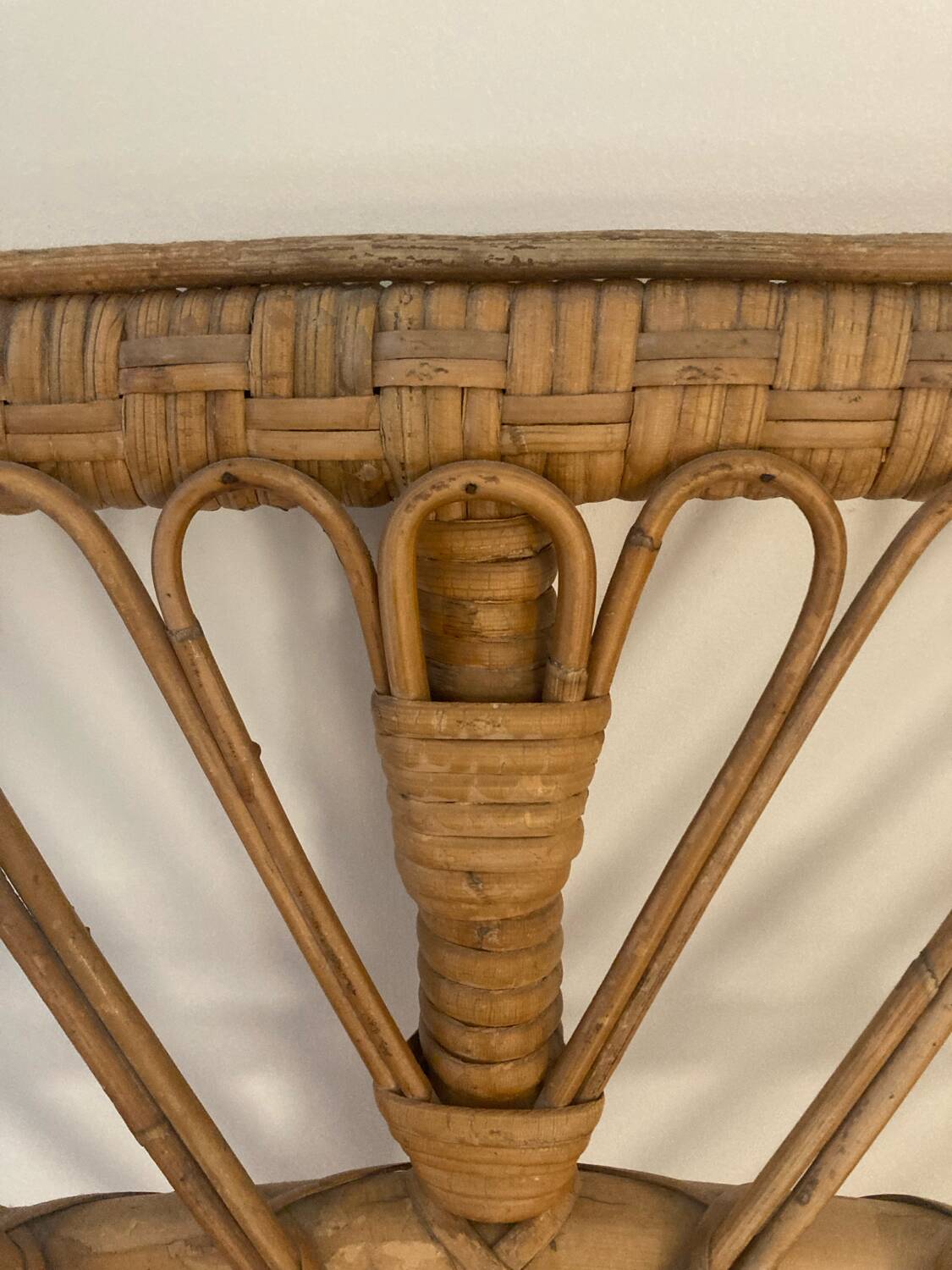 Chaise paon en osier Gio Ponti