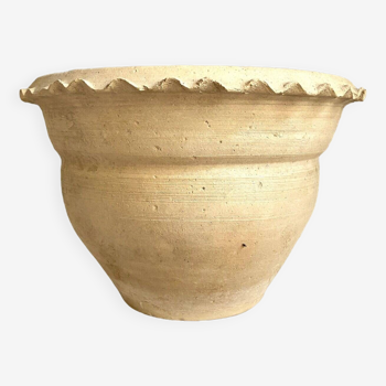 Pot, beige ceramic planter ⌀ 28 cm