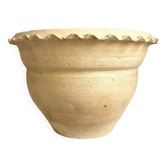 Pot, cache-pot en céramique beige ⌀ 28 cm