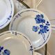 set of 8 St Amand dessert plates Gilbert model 50s