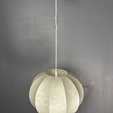 Midcentury space age cocoon hanging pendant ceiling lamp, 1960s