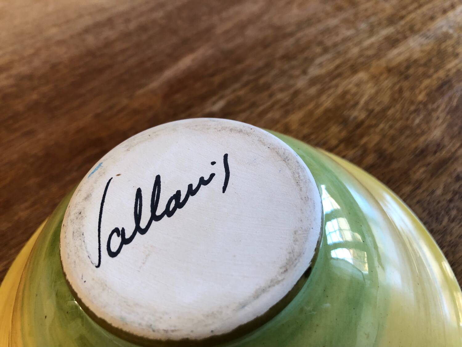 Salad bowl, ceramic dish Vallauris