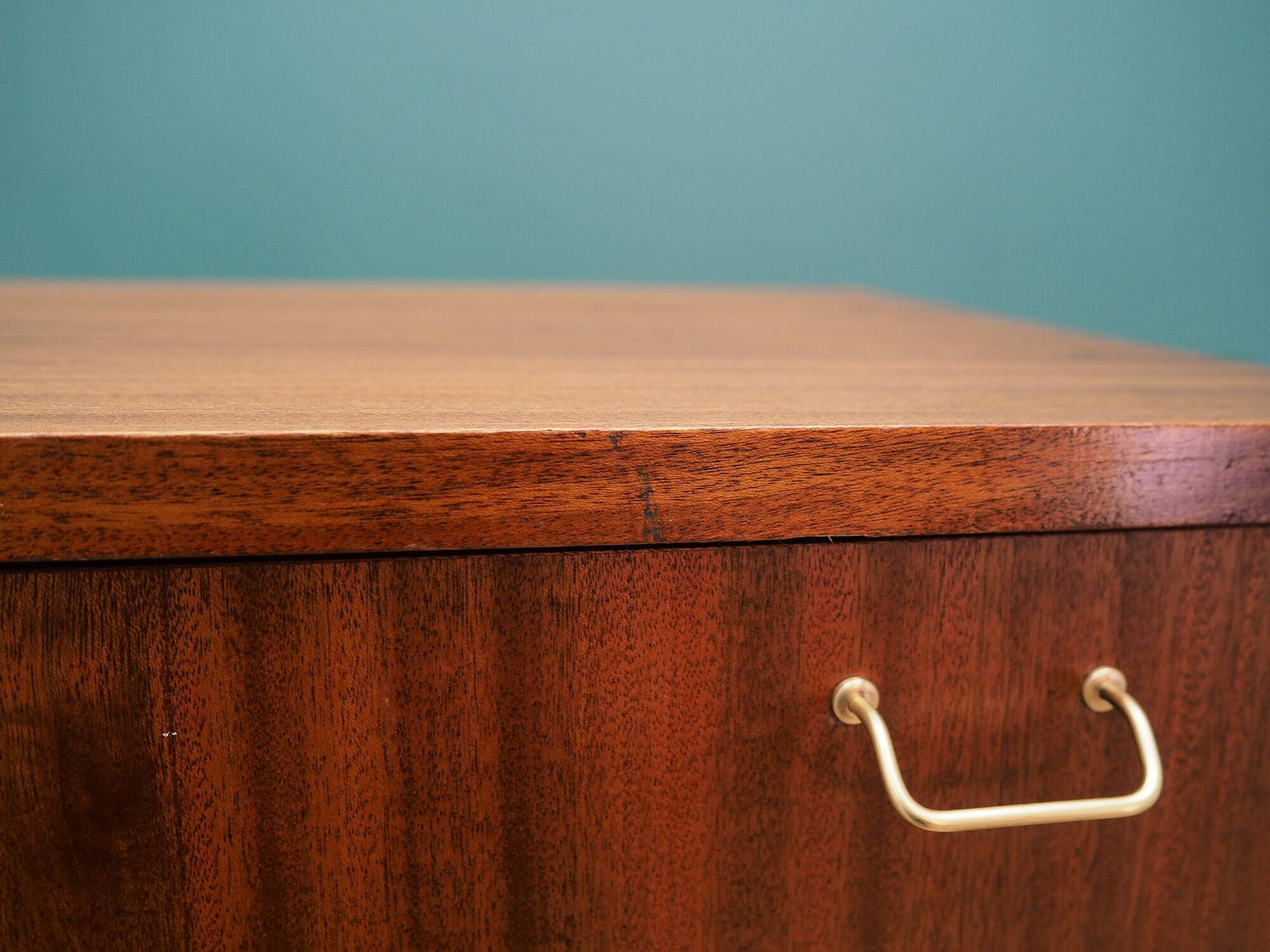 Mahogany chest of drawers, Scandinavian design, 1970s, production: Denmark