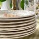9 dessert plates and 1 barbotine dish from Sarreguemines