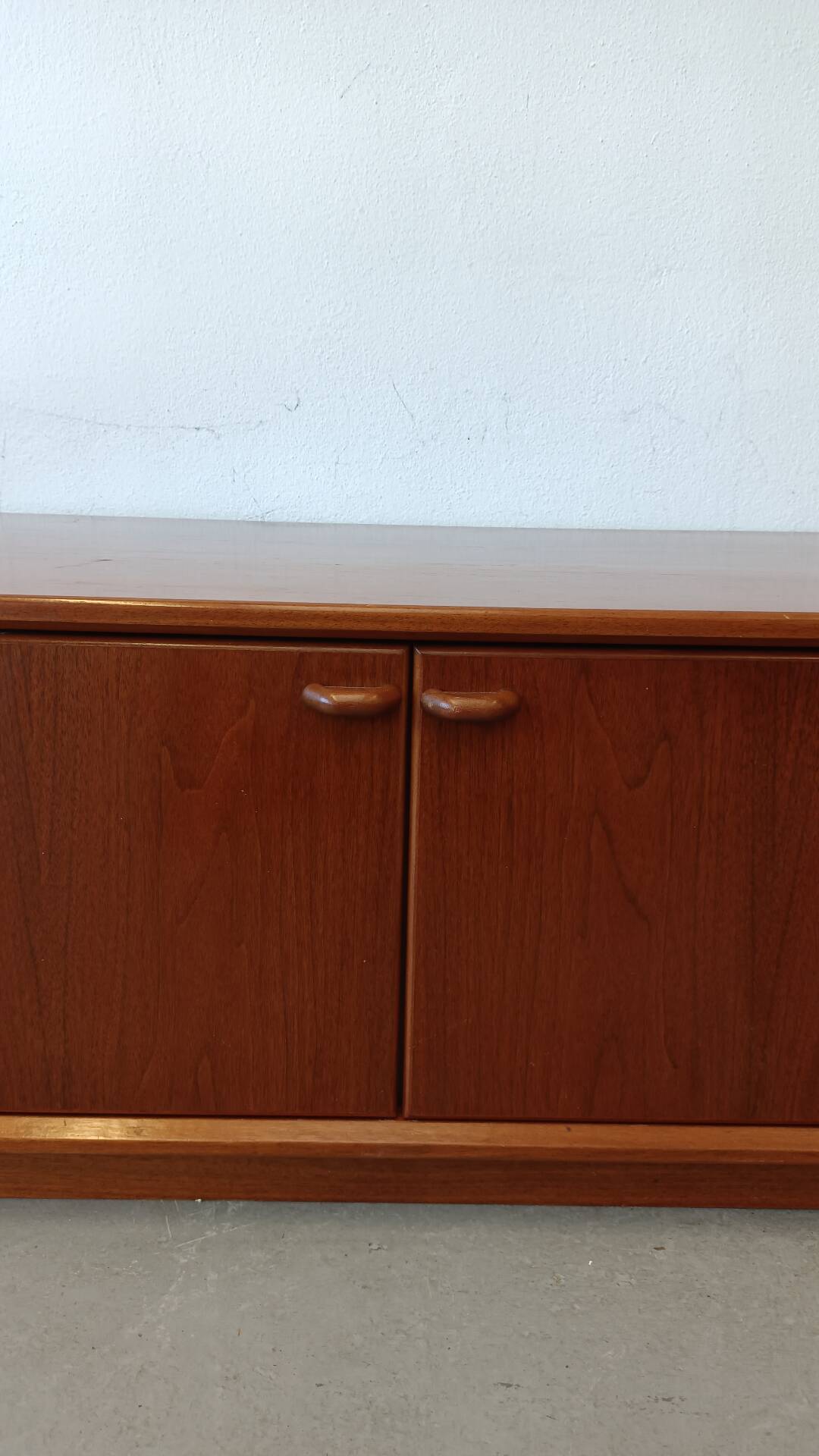 Low teak chest