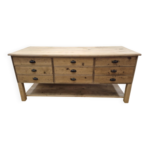 Ancien comptoir double - face