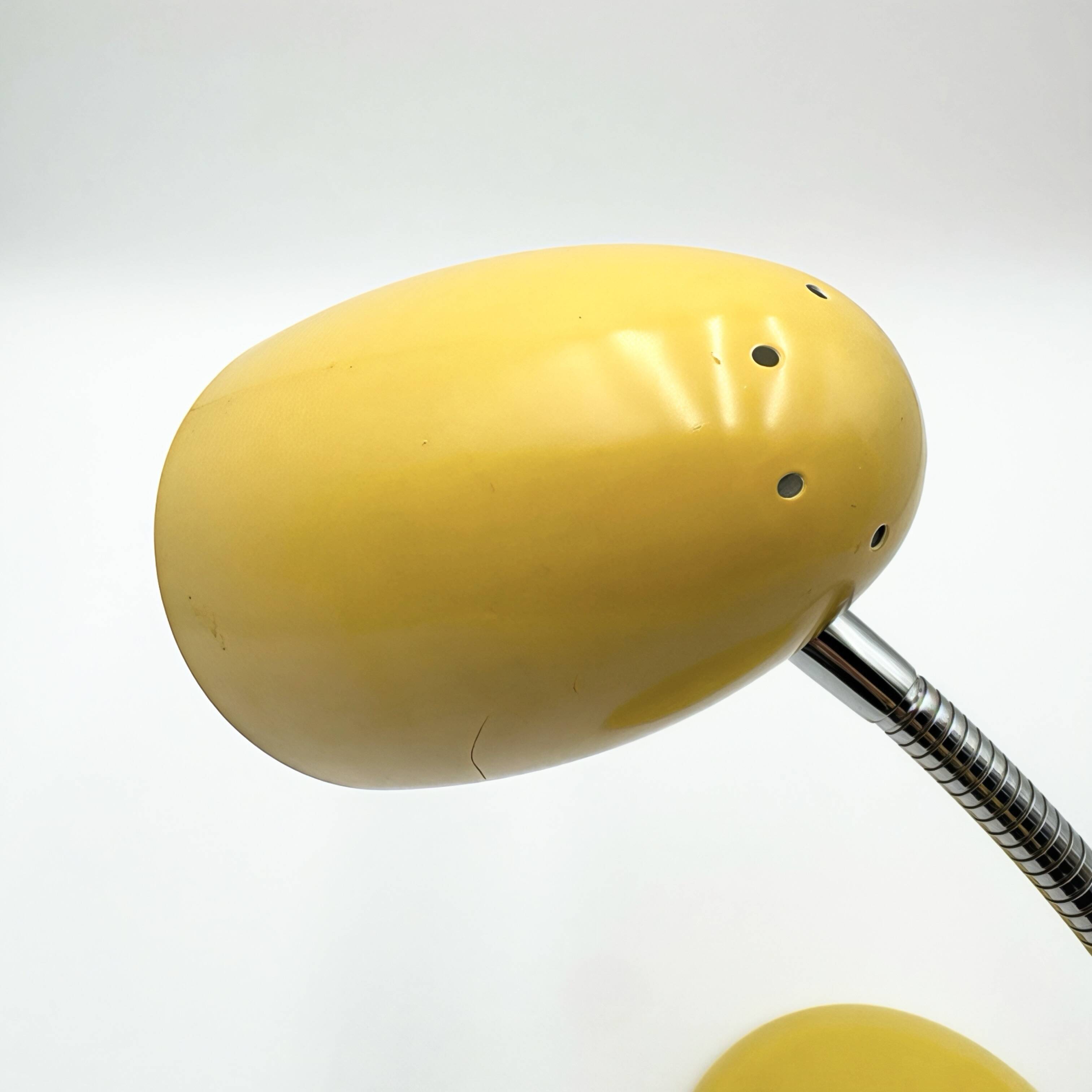 Vintage yellow cocotte lamp Igor Paris