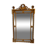 Miroir XIXème à parcloses en stuc doré 100 x 175 cm
