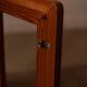 Vintage folding pine service trolley, 1970s