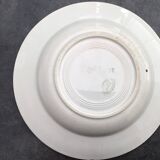 Assiette ancienne terre de fer luneville