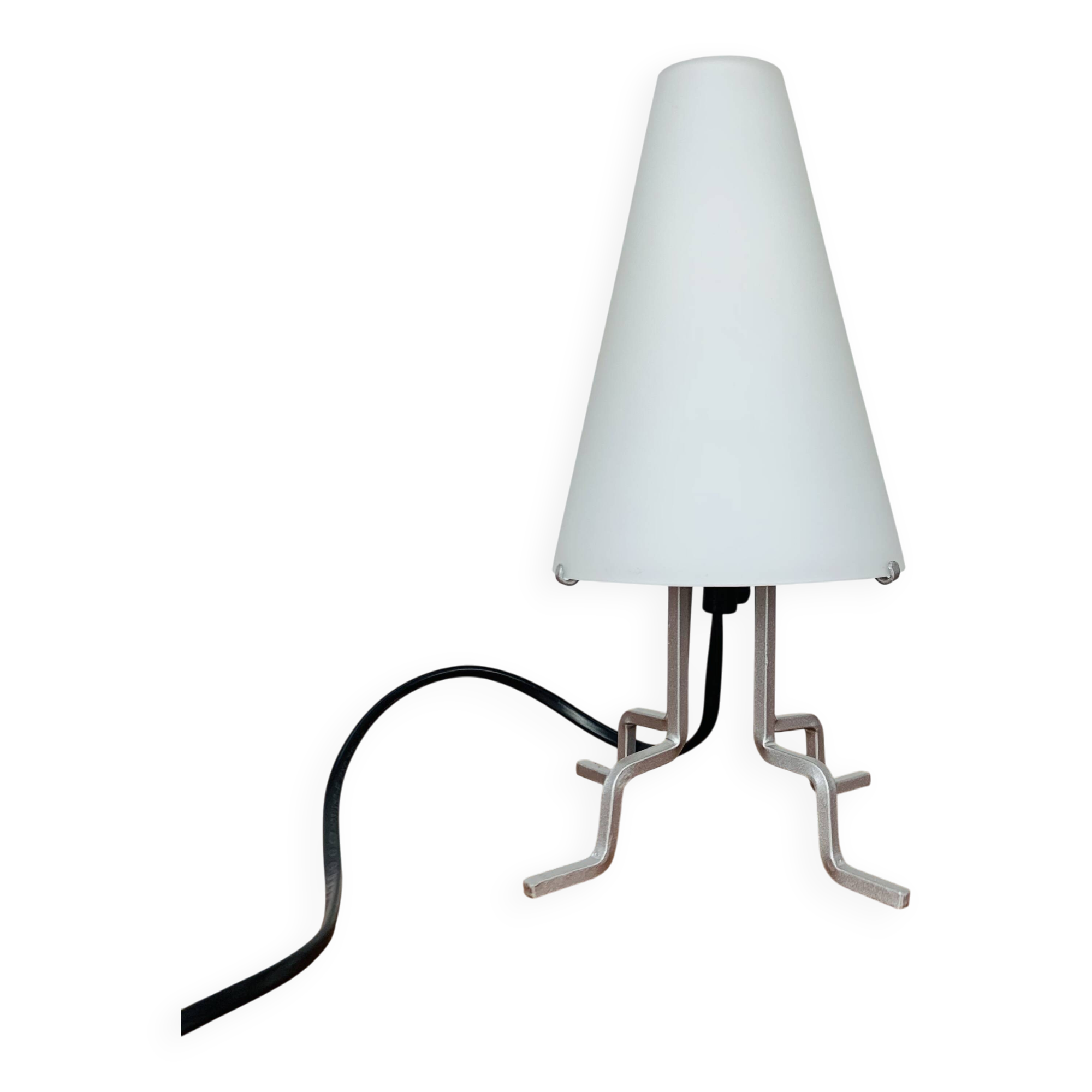 Tarogo lamp from the 90s, opaline and metal