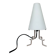 Tarogo lamp from the 90s, opaline and metal