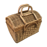 Ancien panier malle années 70 vintage