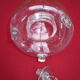 Carafe attrape mouches ronde en cristal soufflé