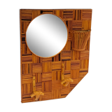 Bamboo mirror, 64x50 cm