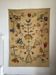 Large beige Indian rug with floral patterns 196x137.