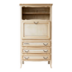 Classic style secretary in beige and wood