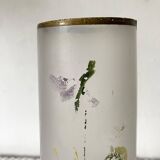 Paire de vases anciens  en pâte de verre