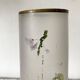 Pair of antique glass paste vases