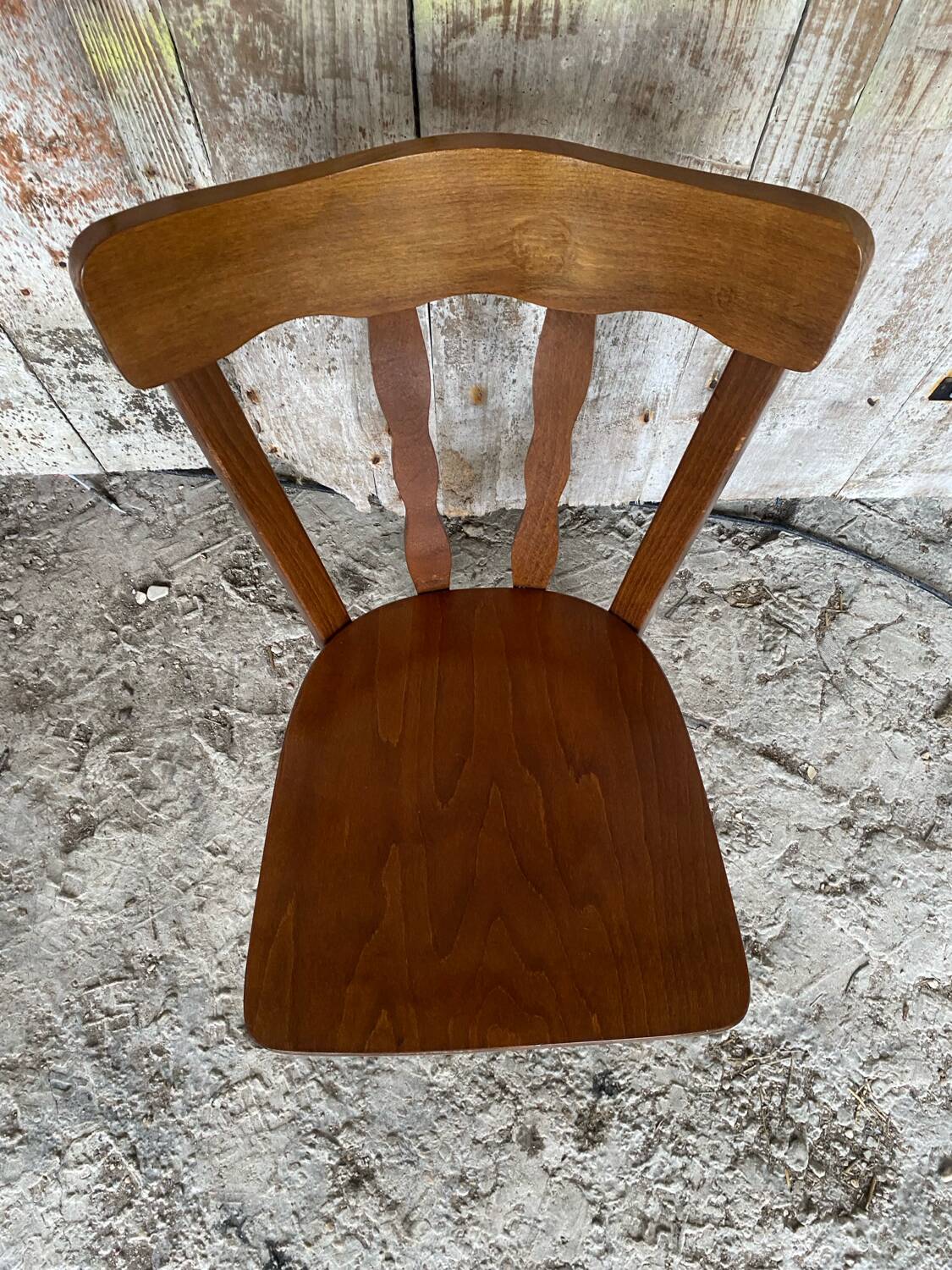 Vintage Children's Chair in Old BAUMANN Bistro Style #D651