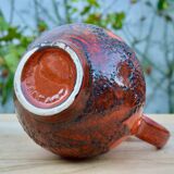 Vintage Scheurich Keramik vase or pitcher - Fat Lava - Made in West-Germany