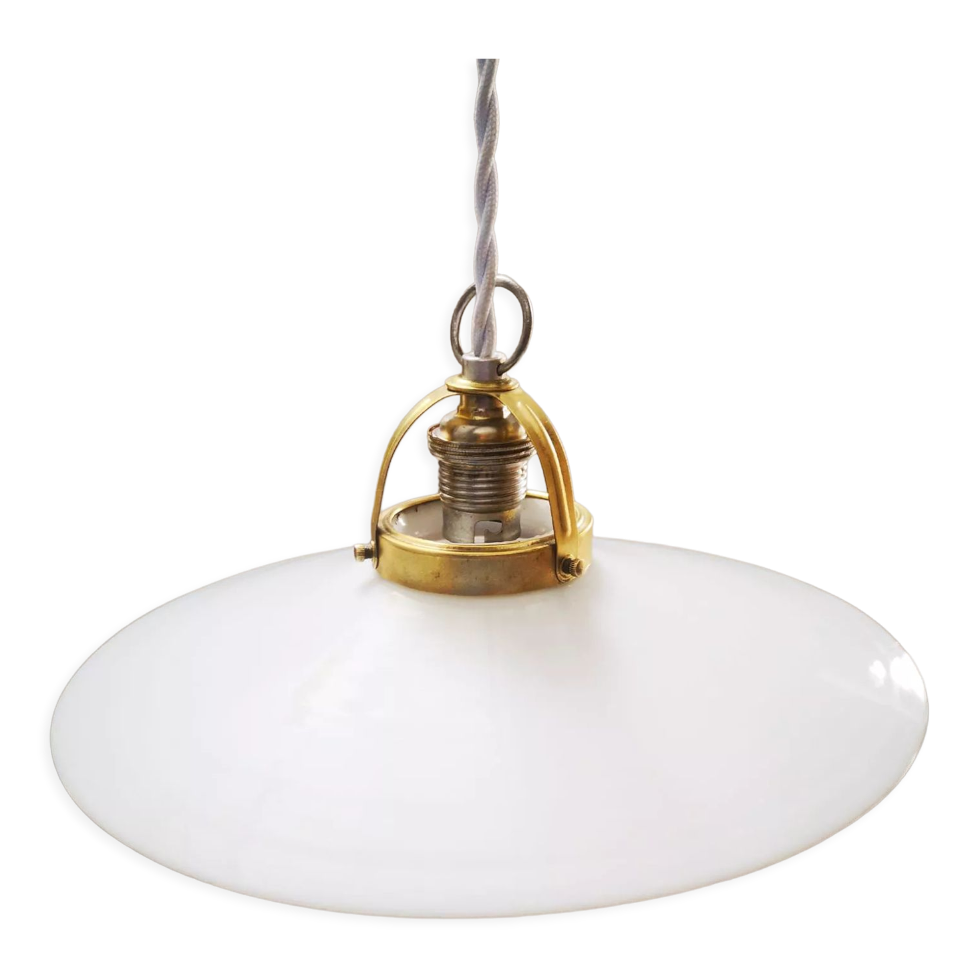 Pendant lampshade opaline