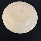 Vintage ceramic dish KG Lunéville pink patterns
