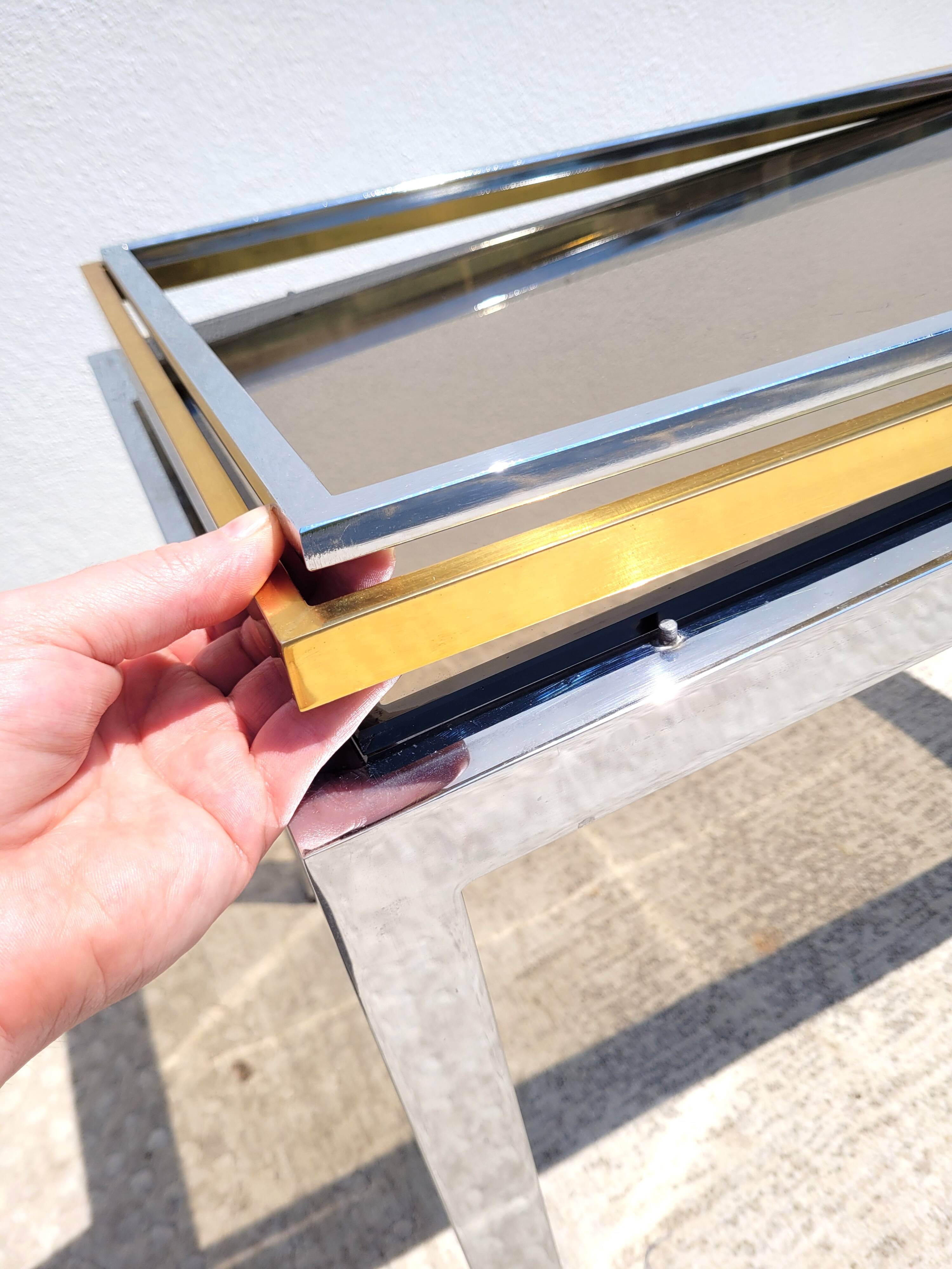 Flaminia coffee table by Willy Rizzo 1970