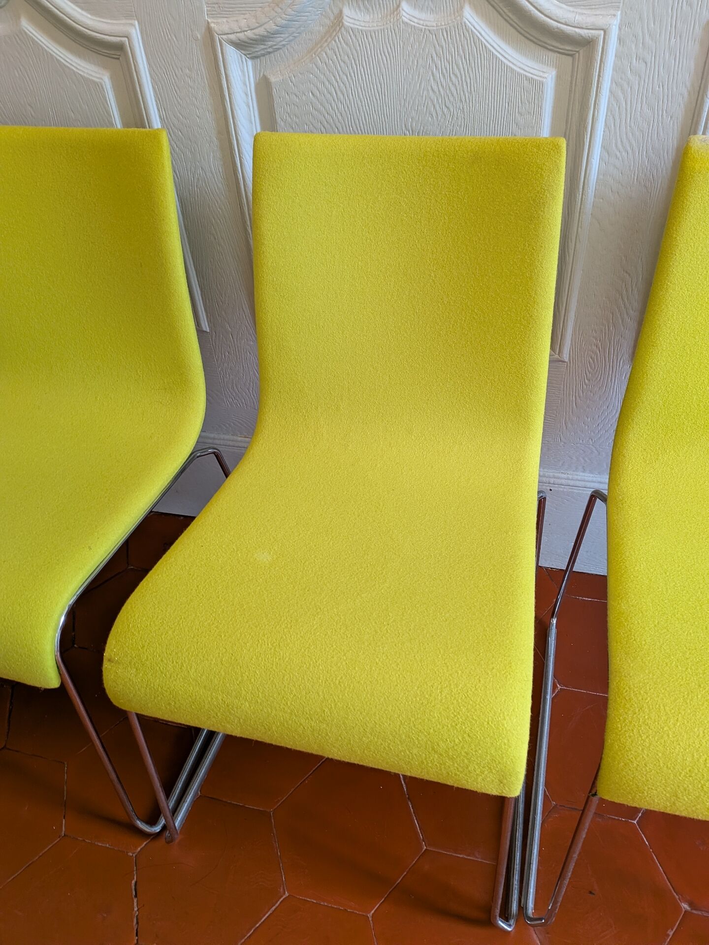 Set of 4 Crassevig chairs by Franzolini