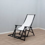 Vintage Italian design folding deck chair 1970s