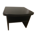 Black lacquered bedside table