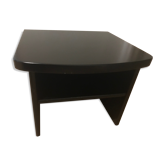 Table de chevet laquée noir