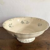 Old iron earth salad bowl, poppy model