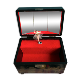 Asian music box and vintage tutu dancer 1970