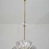 Art Deco pendant light Murano glass by Barovier, 1950