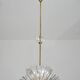 Art Deco pendant light Murano glass by Barovier, 1950