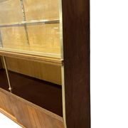 XL vintage wooden display cabinet / wall cabinet / furniture