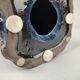 Table lamp "Climbing Women", partially glazed stoneware, by Sys M
