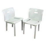 Model 4870 Dining Chairs by Anna Castelli Ferrieri for Kartell, 1980s, Set of 2