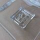 Ashtray art glass, Bertil Vallien for Kosta Boda
