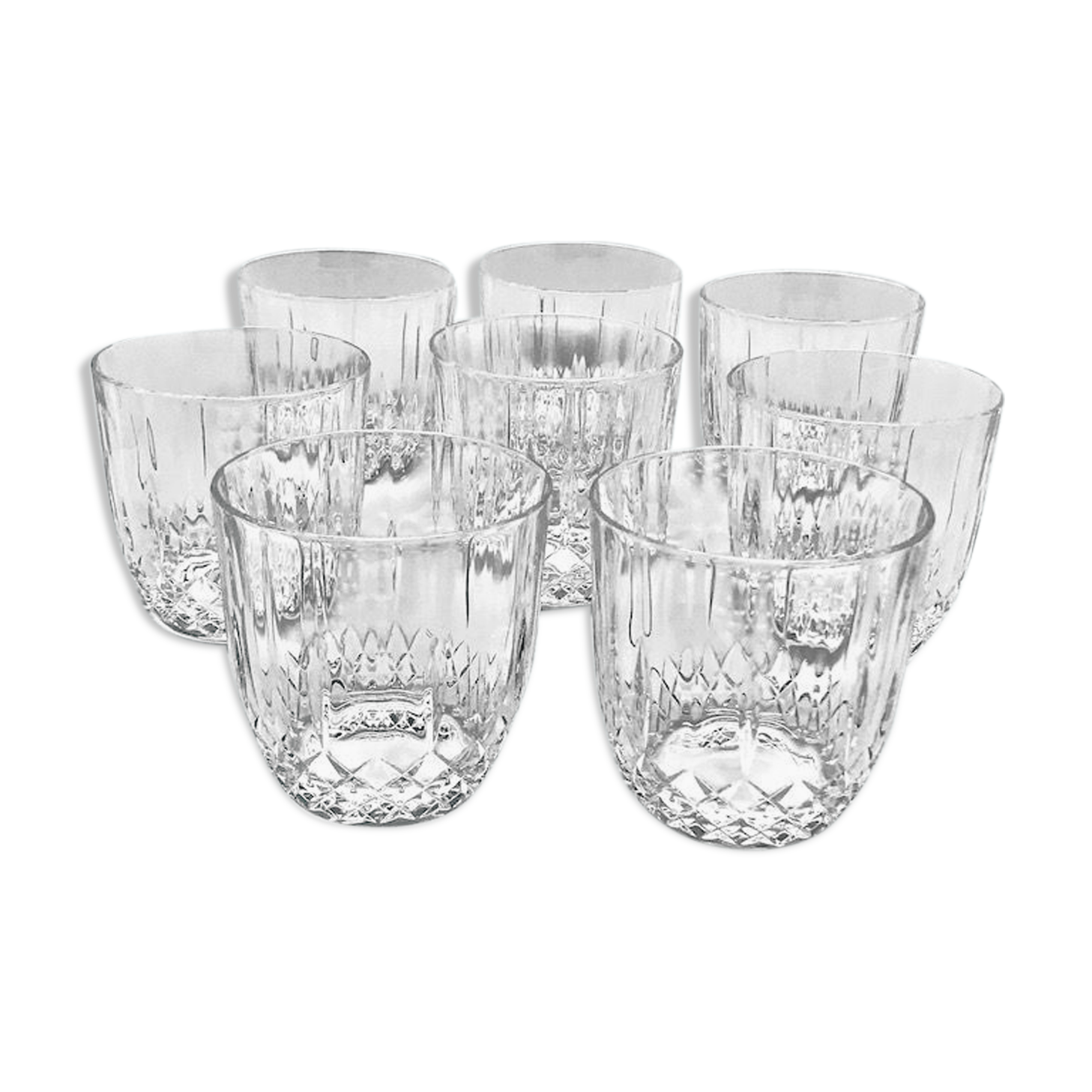 Crystal whiskey glasses
