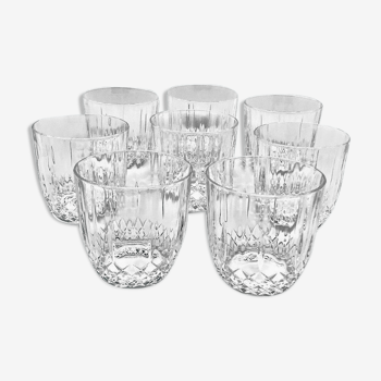 Crystal whiskey glasses