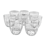 Crystal whiskey glasses