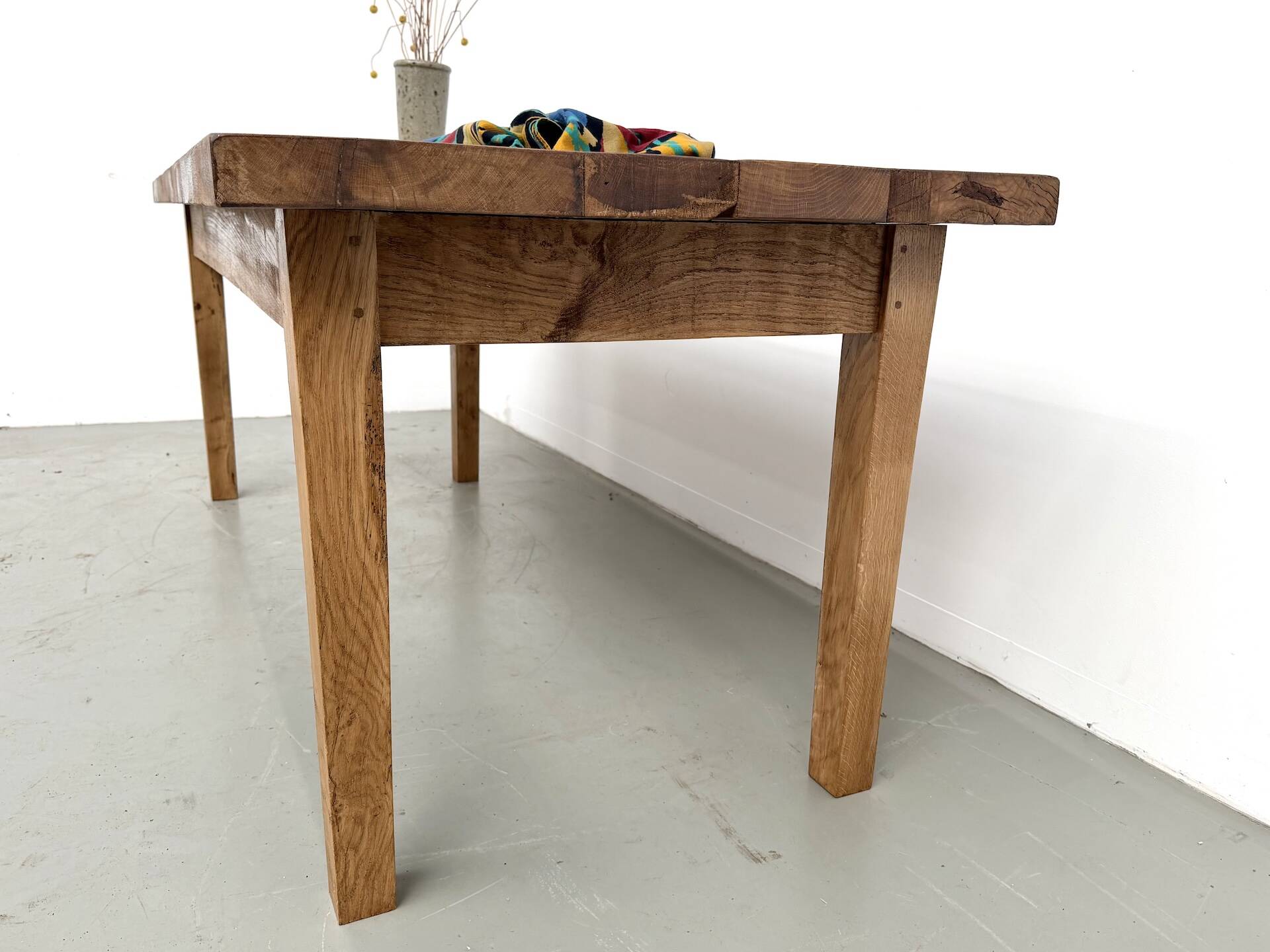 Table en chêne massif – années 50