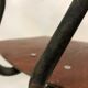 Vintage industrial children's chair, school chair, Dutch design