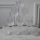 Set of 10 liquor glasses / crystal shots