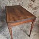 French antique writing desk in walnut, Louis XVI style, late 19th century, circa 1880–1900.